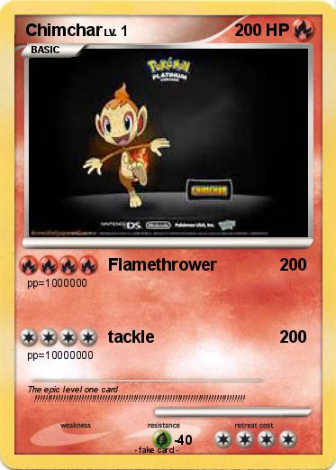 Pokemon Chimchar