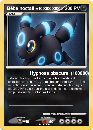 Pokemon Bébé noctali