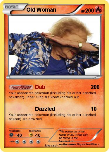 Pokemon Old Woman