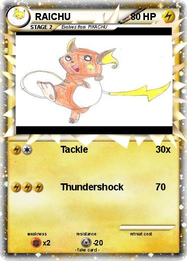 Pokemon RAICHU
