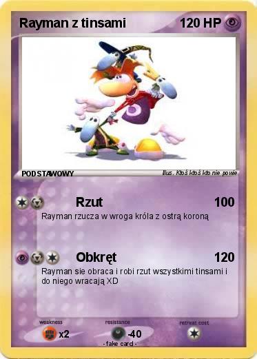 Pokemon Rayman z tinsami
