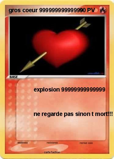 Pokemon gros coeur 99999999999999