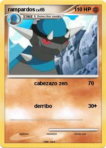 Pokemon rampardos