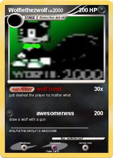 Pokemon Wolfiethezwolf