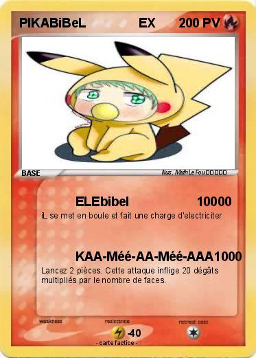 Pokemon PIKABiBeL               EX