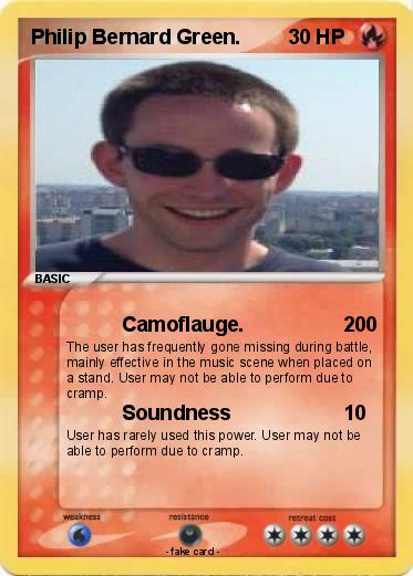 Pokemon Philip Bernard Green.