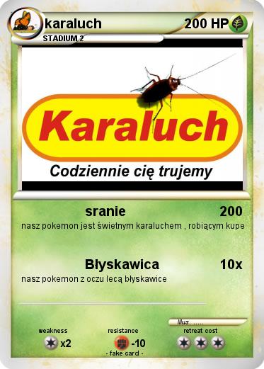 Pokemon karaluch