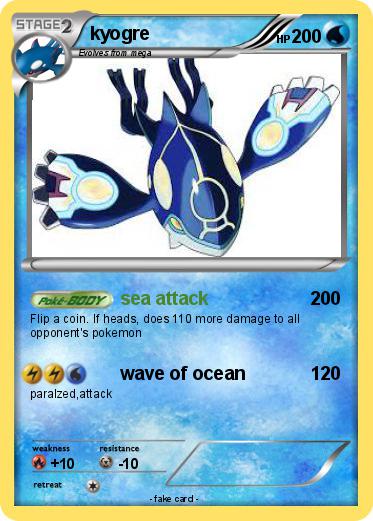 Pokemon kyogre