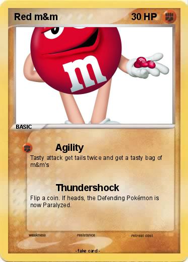 Pokemon Red m&m