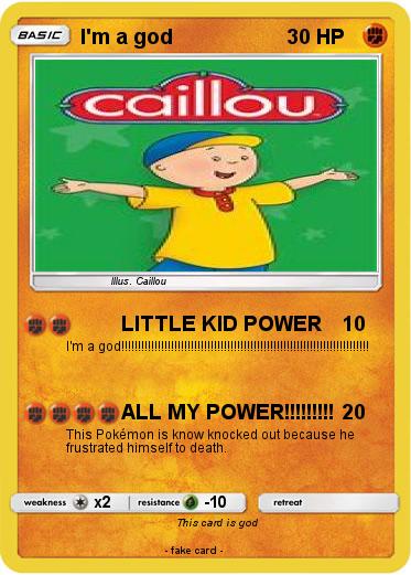 Pokemon I'm a god