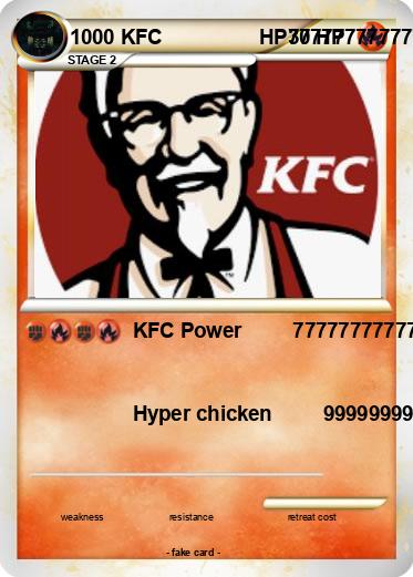 Pokemon 1000 KFC                 HP77777777777777777777777777