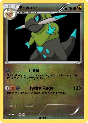 Pokemon Fraxure