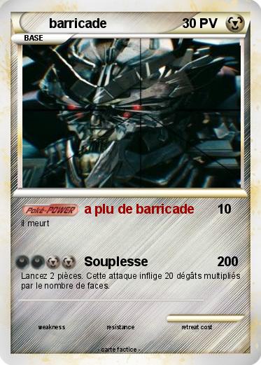 Pokemon barricade