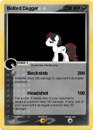 Pokemon Bolted Dagger