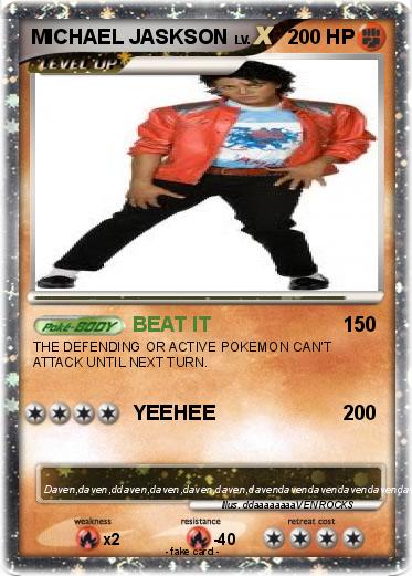Pokemon MICHAEL JASKSON