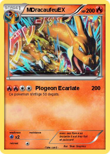 Pokemon MDracaufeuEX