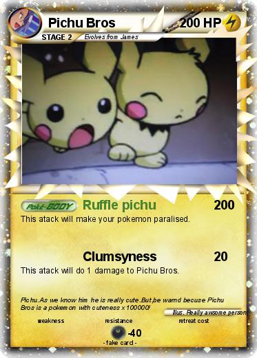 Pokemon Pichu Bros