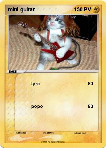 Pokemon mini guitar