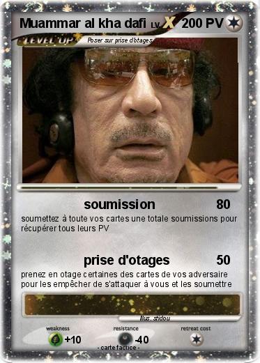 Pokemon Muammar al kha dafi