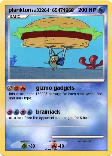 Pokemon plankton