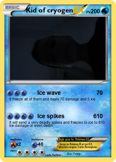 Pokemon Kid of cryogen