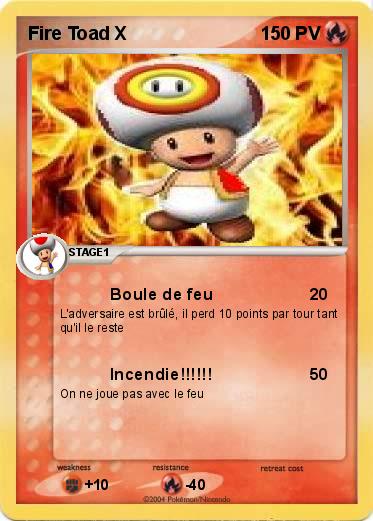 Pokemon Fire Toad X