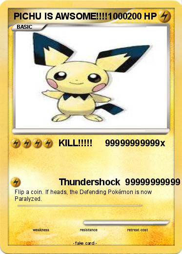 Pokemon PICHU IS AWSOME!!!!1000