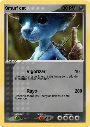 Pokemon Smurf cat