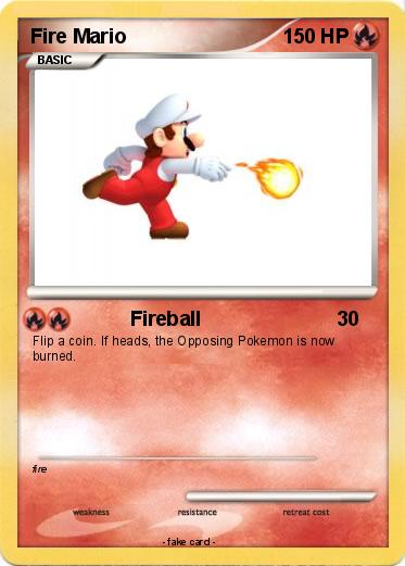 Pokemon Fire Mario