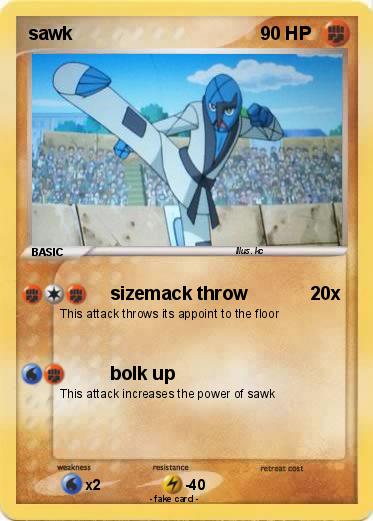 Pokemon sawk