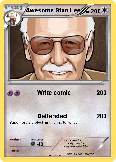 Pokemon Awesome Stan Lee