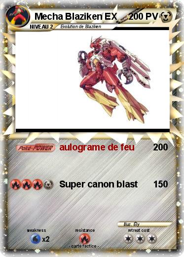 Pokemon Mecha Blaziken EX