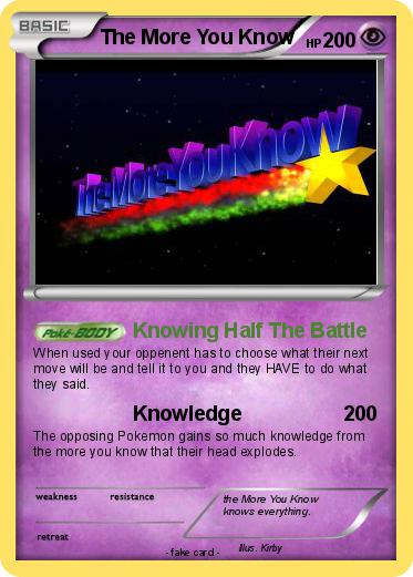 Pokemon The More You Know