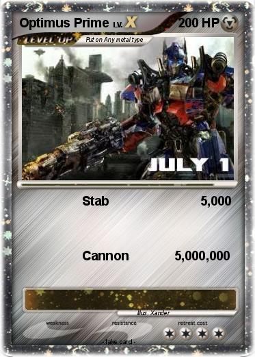 Pokemon Optimus Prime