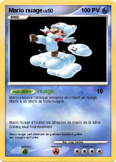 Pokemon Mario nuage