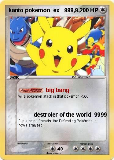 Pokemon kanto pokemon  ex   999,9,
