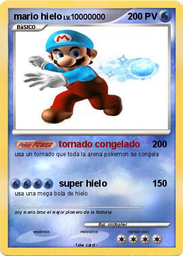 Pokemon mario hielo