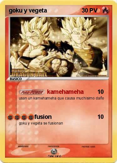 Pokemon goku y vegeta