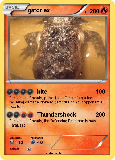 Pokemon gator ex