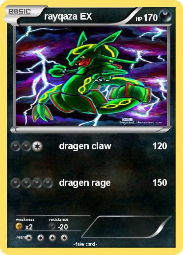 Pokemon rayqaza EX