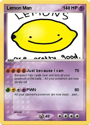 Pokemon Lemon Man