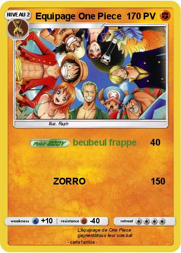 Pokemon Equipage One Piece