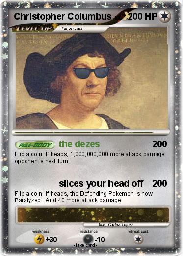 Pokemon Christopher Columbus