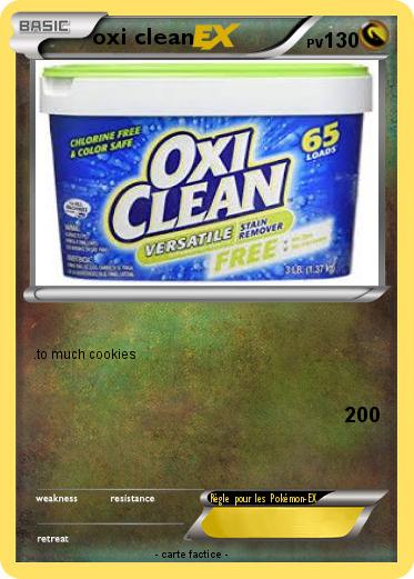Pokemon oxi clean