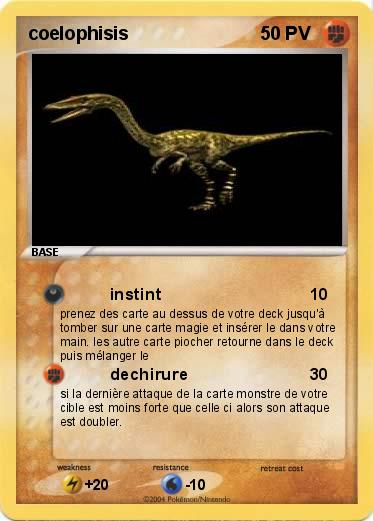 Pokemon coelophisis