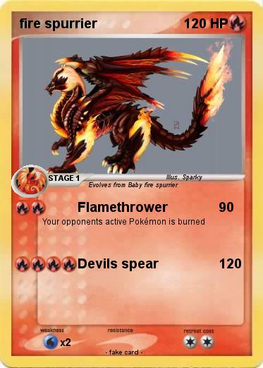 Pokemon fire spurrier