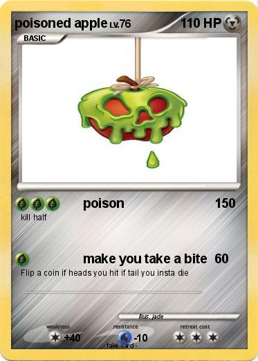 Pokemon poisoned apple