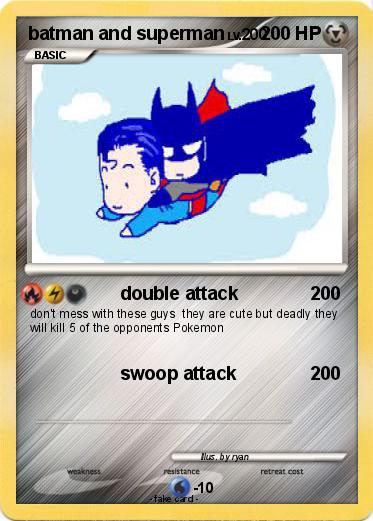 Pokemon batman and superman
