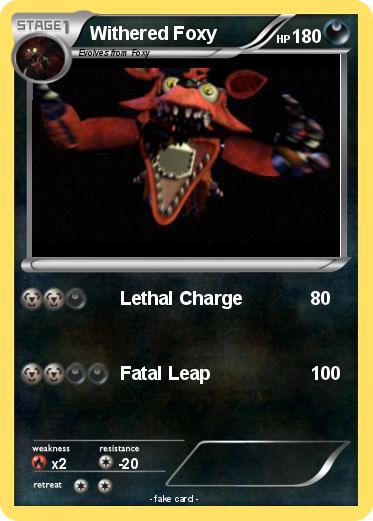 Pokemon Withered Foxy