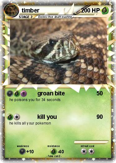 Pokemon timber